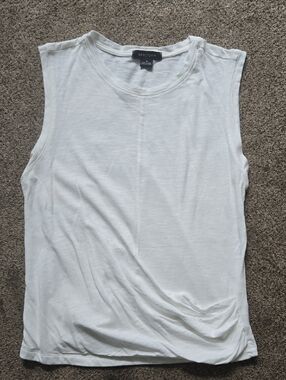 Sanctuary Draped Tank Top – White – Size Small 🌿